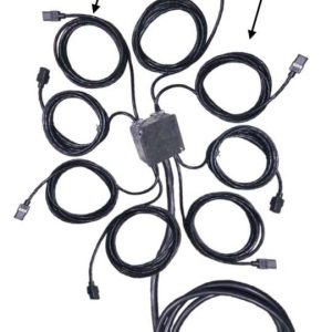 240V PDU 50A Cryptocurrency Mining PDU W/ C13 Cables