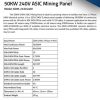 240V 346A 50KW ASIC Mining Panel PDU System