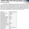 480V 692A 100KW ASIC Mining Panel PDU System