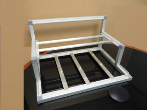 ALL ALUMINIUM 6 GPU OPEN AIR MINING CASE