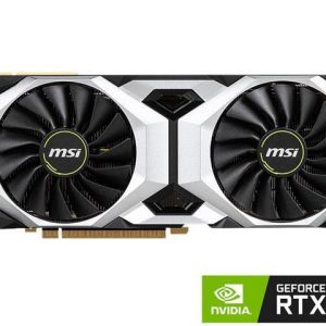 MSI GeForce RTX 2080 DirectX 12 RTX 2080 VENTUS 8G 8GB 256-Bit GDDR6 PCI Express 3.0 x16 HDCP Ready SLI Support Video Card