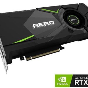 MSI GeForce RTX 2080 DirectX 12 RTX 2080 AERO 8G 8GB 256-Bit GDDR6 PCI Express 3.0 x16 HDCP Ready SLI Support Video Card